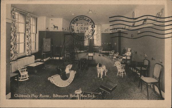 Children's Play Room, Biltmore Hotel New York City