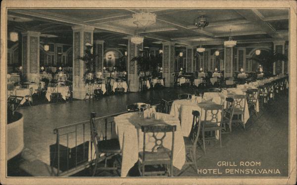 Grill Room Hotel Pennsylvania New York