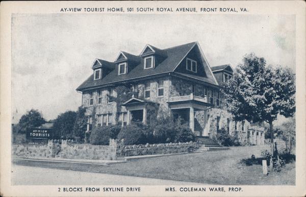 Ay-View Tourist Home Front Royal Virginia