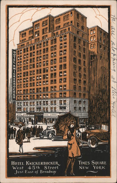 the knickerbocker times square new york ny usa