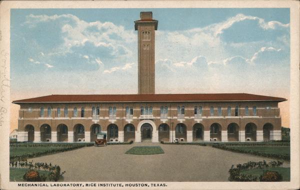 Mechanical Laboratory, Rice Institute Houston Texas