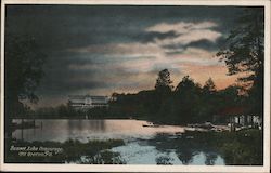 Sunset at Lake Conewago Postcard