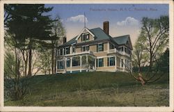 President's House, MAC Amherst, MA Postcard Postcard Postcard