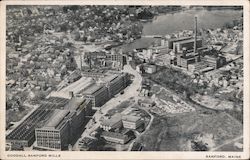 Goodall-Sanford Mills Maine Postcard Postcard Postcard