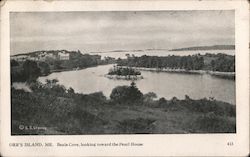 Beals Cove, looking toward the Pearl House Postcard