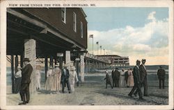 View from Under the Pier Postcard