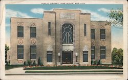 Public Library Postcard