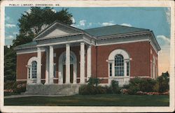 Public Library Postcard