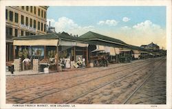 Famous French Market Postcard
