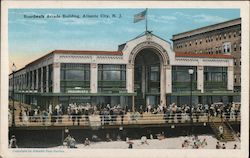 Boardwalk Arcade Building Postcard