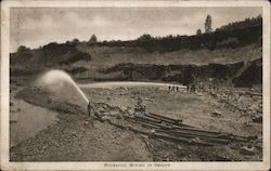Hydraulic Mining in Oregon Postcard