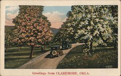 Greetings from Claremore, Oklahoma Postcard