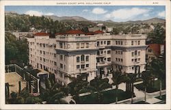 Garden Court Apartments Hollywood, CA Postcard Postcard Postcard