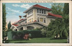 Home of Norma Talmadge Beverly Hills, CA Postcard Postcard Postcard