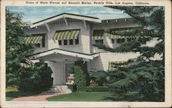 Home of Marie Prevost and Kenneth Harlan Beverly Hills, CA Postcard Postcard Postcard