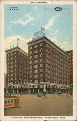 Hotel Andrews Minneapolis, MN Postcard Postcard Postcard