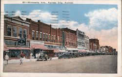 Minnesota Avenue Kansas City, KS Postcard Postcard Postcard