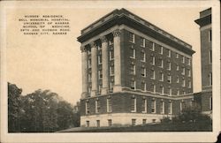 Nurses' Residence, Bell Memorial Hospital, University of Kansas School of Medicine Kansas City, KS Postcard Postcard Postcard