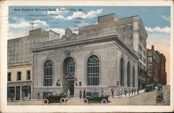 New England National Bank Postcard