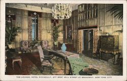 The Lounge, Hotel Piccadilly Postcard