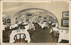 New England Room, Prince George Hotel Postcard