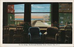 On the Bridge, Marlborough-Blenheim Hotel Postcard