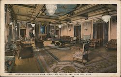 Governor's Reception Room, Utah State Capitol Postcard