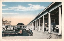 View of Electric Park Postcard