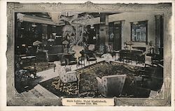 Main Lobby, Hotel Muehlebach Postcard