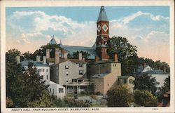 Abbott Hall From Rockaway Street Postcard