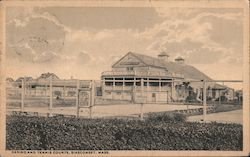 Casino Tennis Courts Siasconset, MA Postcard Postcard Postcard