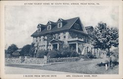 Ay-View Tourist Home Postcard