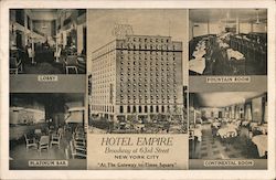 Hotel Empire at the Gateway to Times Square Postcard