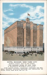 Hotel Manger Postcard