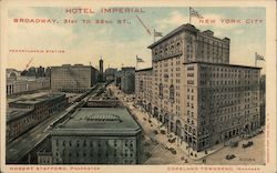 Hotel Imperial New York City, NY Postcard Postcard Postcard