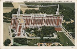 Aerial View - Atlanta Biltmore Postcard