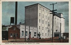 Dodge City Mill & Elevator Company Postcard