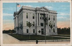 Ford County Court House Dodge City, KS Postcard Postcard Postcard