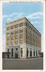 First National Bank Building Dodge City, KS Postcard Postcard Postcard