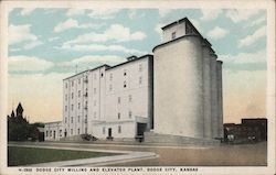 Dodge City Milling and Elevator Plant Postcard