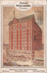 Hotel Wisconsin Postcard