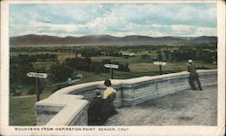Mountains from Inspiration Point Postcard