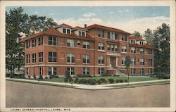 Laurel General Hospital Postcard