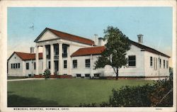 Memorial Hospital Norwalk, OH Postcard Postcard Postcard