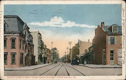 North Third Street from North Street Postcard