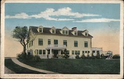 Colonial Country Club House Postcard