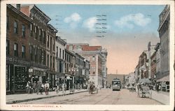 Main Street Poughkeepsie, NY Postcard Postcard Postcard