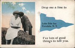 Lake Side Inn Postcard
