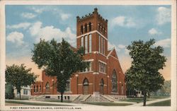 First Presbyterian Church Coffeyville, KS Postcard Postcard Postcard