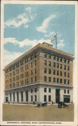 Commercial National Bank Independence, KS Postcard Postcard Postcard